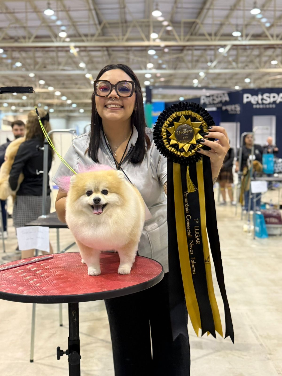 Eduarda, fundadora da Belle Petit Pet Salon